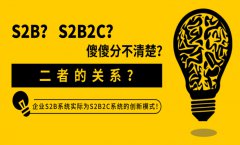 S2B、S2B2C傻傻分不清楚？企业S2B系统实际为S2B2C系